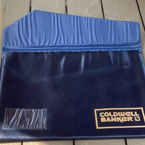 Real Estate COLDWELL BANKER Blue Legal Document Client Folder Business Card Slot - Picture 2 of 4